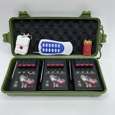 Wireless Sequential Fernbedienung Kalte 12 10 Kanäle Kuchen 500m Feuerwerksschuss-System