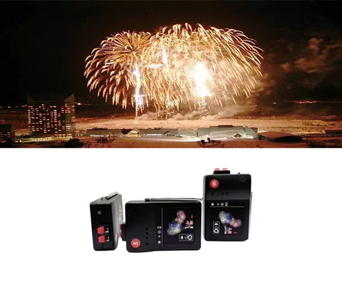 70-100m Fernbedienung Bühne Innenraum Kaltbrunnen Basis Elektronische Feuerungssystem Feuerwerk