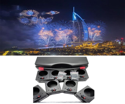 70-100m Fernbedienung Bühne Innenraum Kaltbrunnen Basis Elektronische Feuerungssystem Feuerwerk