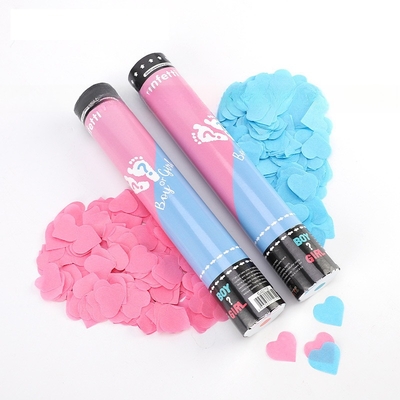Stageli Handheld Hochzeit Confetti Kanone biologisch abbaubare Geschlecht offenbaren Poppers