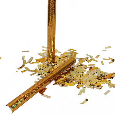 Handheld Hochzeitskonfetti Popper Gold Confetti Shooter für Festival Party Dekorationen