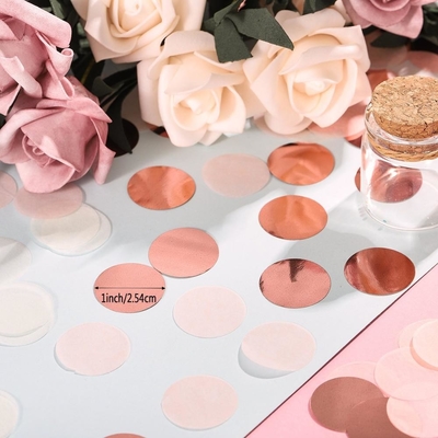 Pink Circle Tissue Paper Confetti Feier Hochzeit Geburtstagsfeier