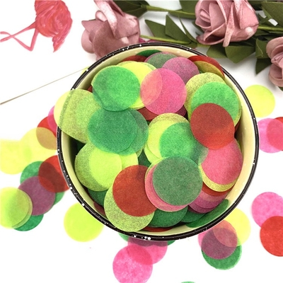 Runder Tissue Papier Konfetti Party Poppers biologisch abbaubar