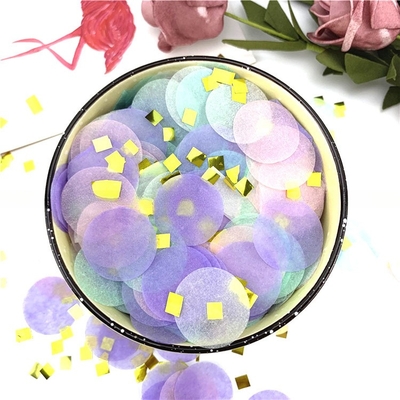 Runder Tissue Papier Konfetti Party Poppers biologisch abbaubar