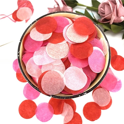 Runde Tissue Papier Konfetti Hochzeitsfeier Poppers Streamer Konfetti Streamer Werfer