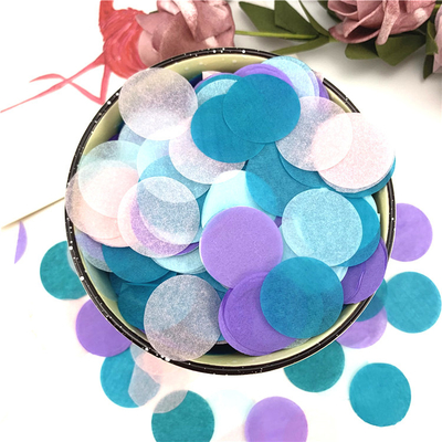 Runde Tissue Papier Konfetti Hochzeitsfeier Poppers Streamer Konfetti Streamer Werfer