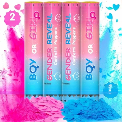 Biologisch abbaubare Geschlechter Confetti Kanonen Confetti Party Poppers