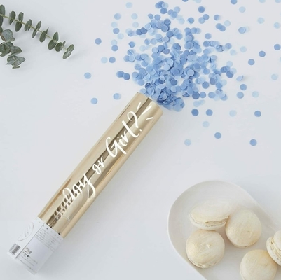Geschlecht enthüllen Party Poppers Handheld Confetti Cannon OEM ODM