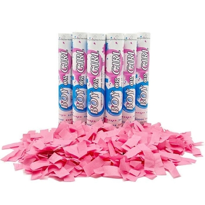 Umweltfreundliche Konfetti Cannon Konfetti Shooter Party Popper Confetti Cannon biologisch abbaubares Baby Geschlecht offenbart