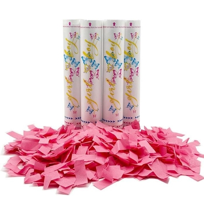 Umweltfreundliche Konfetti Cannon Konfetti Shooter Party Popper Confetti Cannon biologisch abbaubares Baby Geschlecht offenbart