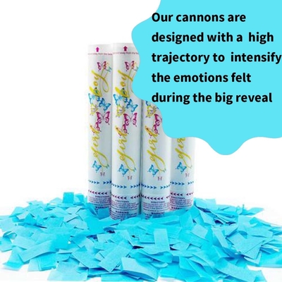 Umweltfreundliche Konfetti Cannon Konfetti Shooter Party Popper Confetti Cannon biologisch abbaubares Baby Geschlecht offenbart