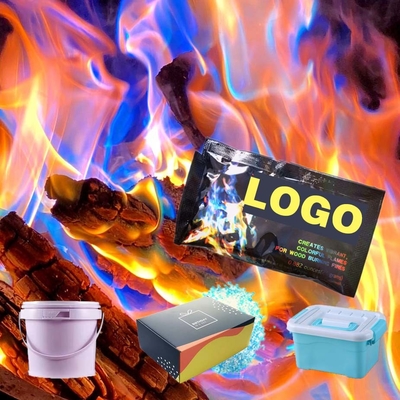 10g/25g Farbiges Feuer Flammen Pulver Feuerfeuer Lagerfeuer Pyrotechnik Flammen Trick für Outdoor Camping Picknick