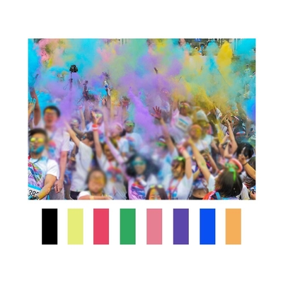Party oder Kinder Farbe organisches Pigment Holi Gulal Pulver für leicht waschbare Farbstoffe
