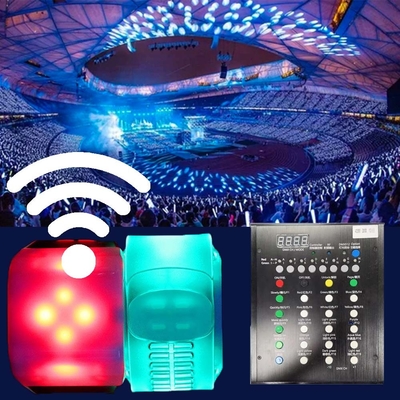 Personalisierte Fernbedienung Glühende, verstellbare LED-Leuchten-Armbänder NFC-Rfid