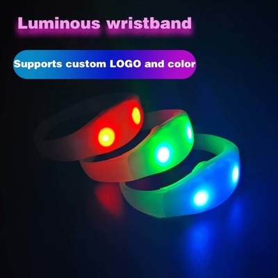 2024 DMX 512 Beleuchtung Fernsteuerung LED-Armband RGB Pulseras Brasil luz gira Pulseras LED Con Control DMX