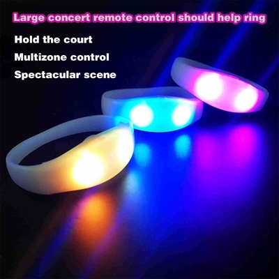 2024 DMX 512 Beleuchtung Fernsteuerung LED-Armband RGB Pulseras Brasil luz gira Pulseras LED Con Control DMX