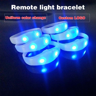 2024 DMX 512 Beleuchtung Fernsteuerung LED-Armband RGB Pulseras Brasil luz gira Pulseras LED Con Control DMX