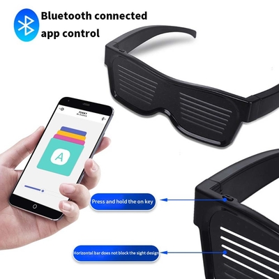 LED-Spielzeugfarbe Schleier Leuchtenbrille Party LED-Augenbrille Geburtstagsfeier Vorräte Blitzwechsel 3D-Leuchtenbrille