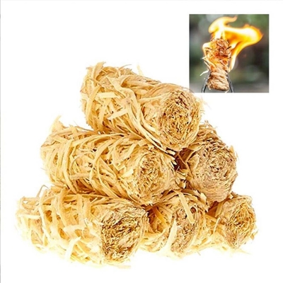 Paraffinholzfeuerleuchter für BBQ Holzkohlezündner Holzwollbrenner Feuerstarter