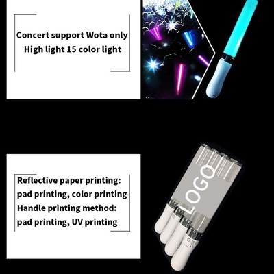 Akryl Mini Led Stick mit Drehschalter Custom Laser Logo Mini Glow Led Akryl Stick Led Pen Licht
