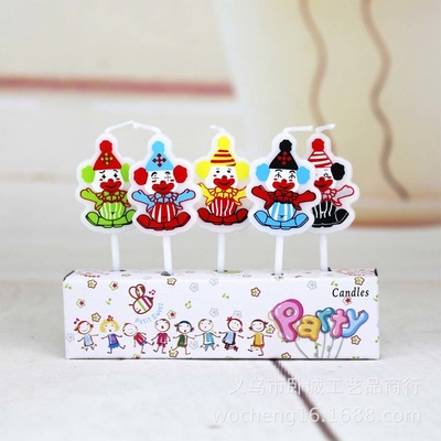 Zeichentrickbild-Auto-förmige Kunstkerzen für Kinder Kuchendekoration Handgefertigt in Mexiko ca. 110g
