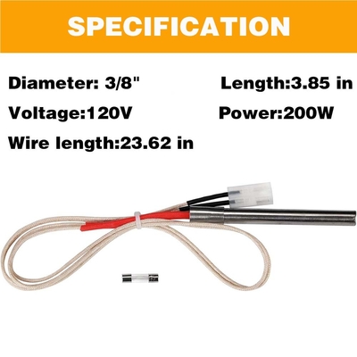 Hot Igniter Kits Grill Igniter Ersatz für Pit Boss Dauerhafter Hot Rod Ignitor