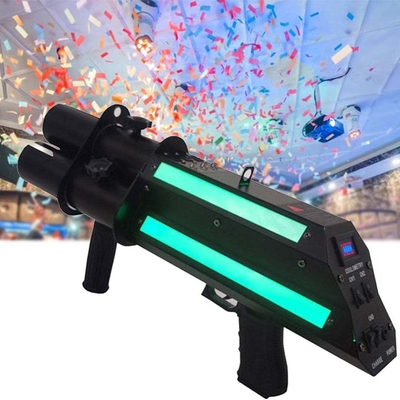 Papier Konfetti Party Waffe Bühne Atmosphäre Ausrüstung Elektro Konfetti Schützenwaffe Drei Köpfe