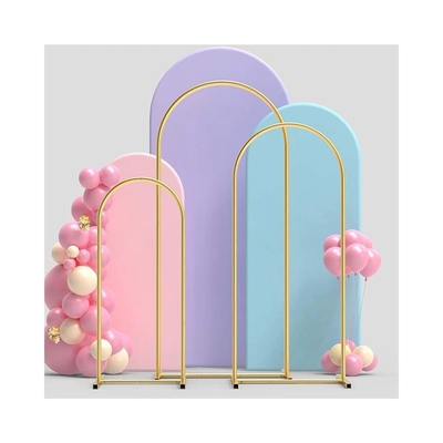 Gold 25mm Aluminiumlegierung Rohr Blumen Hochzeit Hintergrund Stand mit Zubehör und Tasche