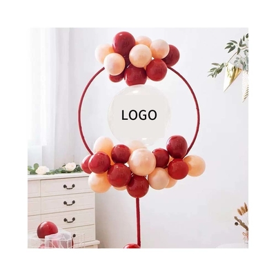 Großhandel Hochzeitszimmer Balloon Spalte Ring Halter Hochzeitsstraße Bleiballon