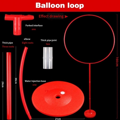 Großhandel Hochzeitszimmer Balloon Spalte Ring Halter Hochzeitsstraße Bleiballon