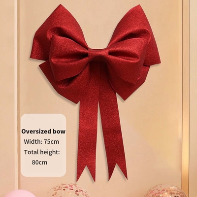 Festlich Polypropylen Pull Bow DIY Material für Weihnachtsbaumdekorationen