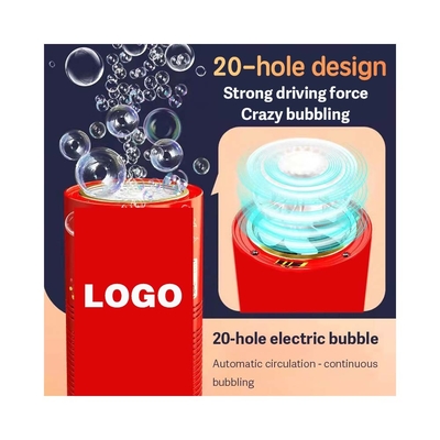 Automatischer Lichtblaser Feuerwerk Feuerwerk Bubble Machine mit Lichtern Batterie AA-Batterie nicht enthalten