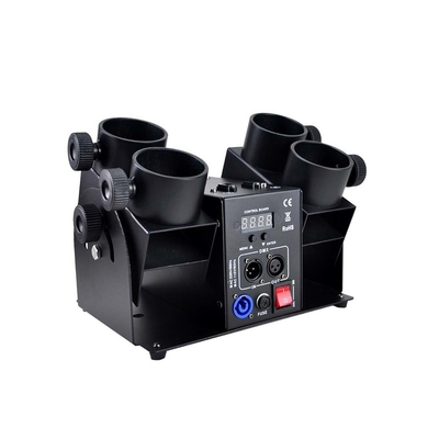 120 W 4 Köpfe Elektronische Konfetti-Lanscher-Maschine mit DMX-Steuerung für Hochzeit Geburtstag Confetti-Kanone
