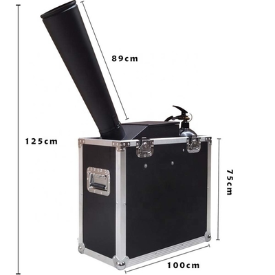 8M Jet Paper CO2 Cyclone Confetti Cannon Machine Kleine Bühnenwirkung für eine abgedeckte Fläche von 60-100 m2