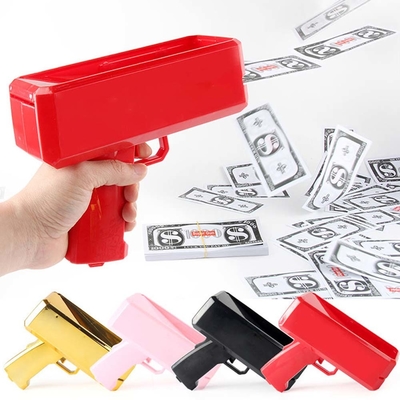 Party Dekoration Geburtstag Bargeld Kanone Spray Echtes Plastik Scatter Pistole Gold Spielzeug Dollar Geld Pistole für Party-Güter