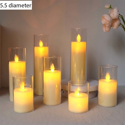 Flammenfreie LED-Pfeilerkerzen für den Vatertag