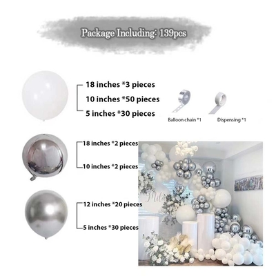 Pink Blue Gold Ballon Arch Kit für Geburtstagsfeier Hochzeit Baby Dusche Dekorationsbedarf