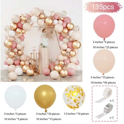 Pink Blue Latex Ballon Arch Kit Set Hochzeit Geburtstag Party Dekoration Ballons Set