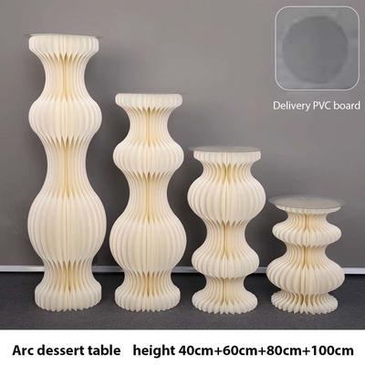 Klapptisch für Desserts, Verlobungs- und Hochzeits- Origami-Dessert, Hochzeitsausstellung im Stil Tai Chung.