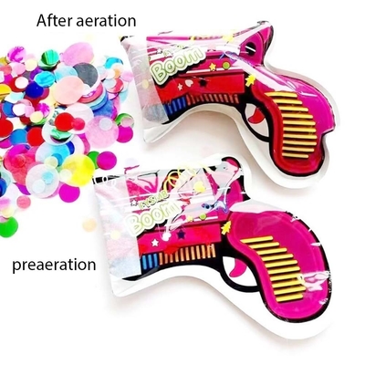Automatisches aufblasbares Feuerwerk, Spielzeug-Aluminiumfilm, Geburtstags-Hochzeit, Hotel, Neujahrsfeier, Atmosphäre, Ballons, Metallpistole