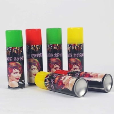 Populäres Party-Versorgungsmittel 250 ml temporäres Glitzer-Haarspray Magie Farbiges Haarspray