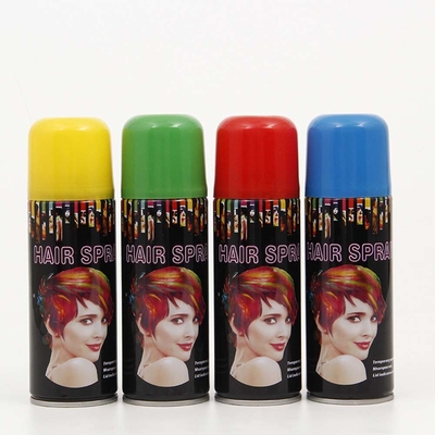 Populäres Party-Versorgungsmittel 250 ml temporäres Glitzer-Haarspray Magie Farbiges Haarspray