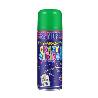 Schießreichweite 5-8m Wirtschaftlicher bunter Streamer und Silly Crazy String Spray für Festivaldekorationen