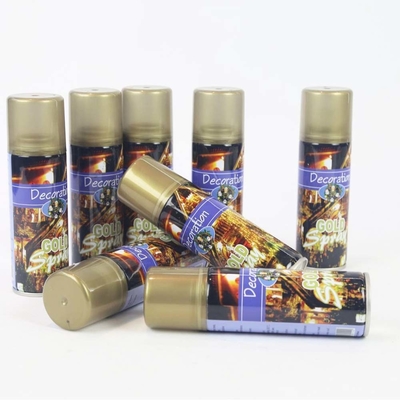 Farbiger Schneespray für den indischen Holi-Tag Feierlichkeiten Schnee Gold und Silber