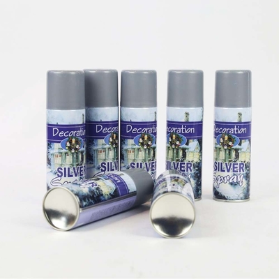 Farbiger Schneespray für den indischen Holi-Tag Feierlichkeiten Schnee Gold und Silber