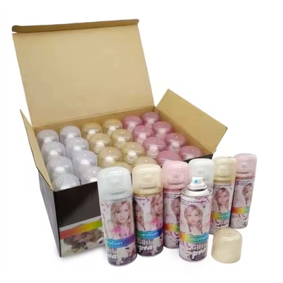 Party Glitter Spray Instant Hair Color Spray für Partys und Festivals OEM erwartet
