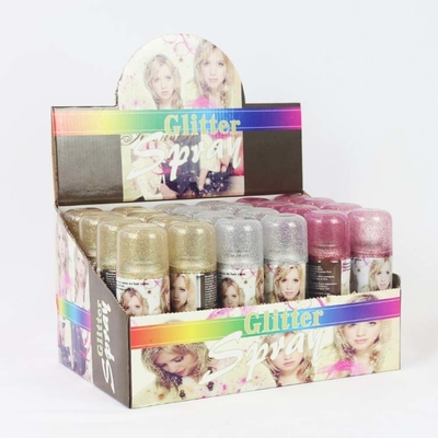 Party Glitter Spray Instant Hair Color Spray für Partys und Festivals OEM erwartet