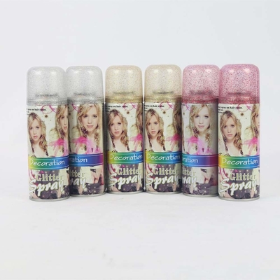 Party Glitter Spray Instant Hair Color Spray für Partys und Festivals OEM erwartet