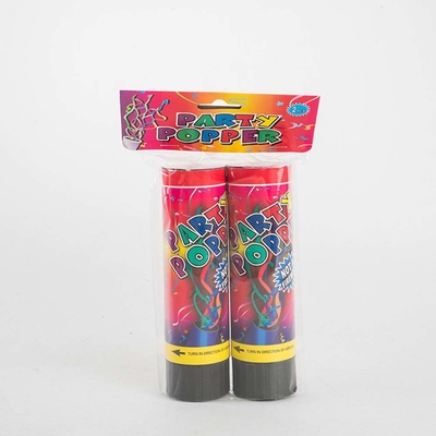 2 - 3M Schießfeder Kunststoff Druckluft Mini Streamer Party Popper Party Confetti Kanone für Party Dekorationen