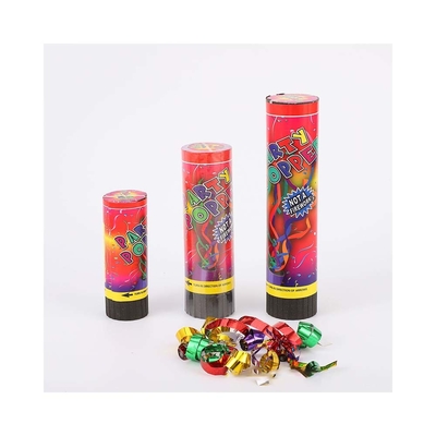 2 - 3M Schießfeder Kunststoff Druckluft Mini Streamer Party Popper Party Confetti Kanone für Party Dekorationen